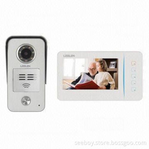 Wired Video Doorphone for Villa, with Calling, Monitoring and Unlocking, Touchscreen Available